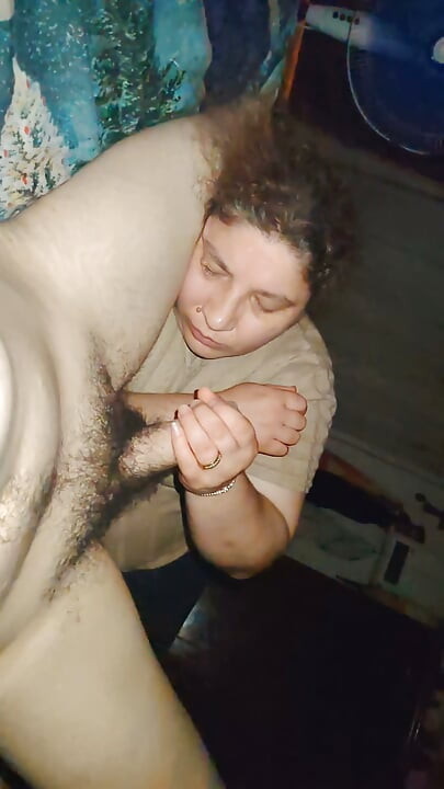 Wife giving me very long blowjob