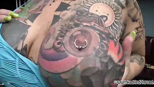 Inked and Pierced - Pierced and tattooed Alt and Emo babes