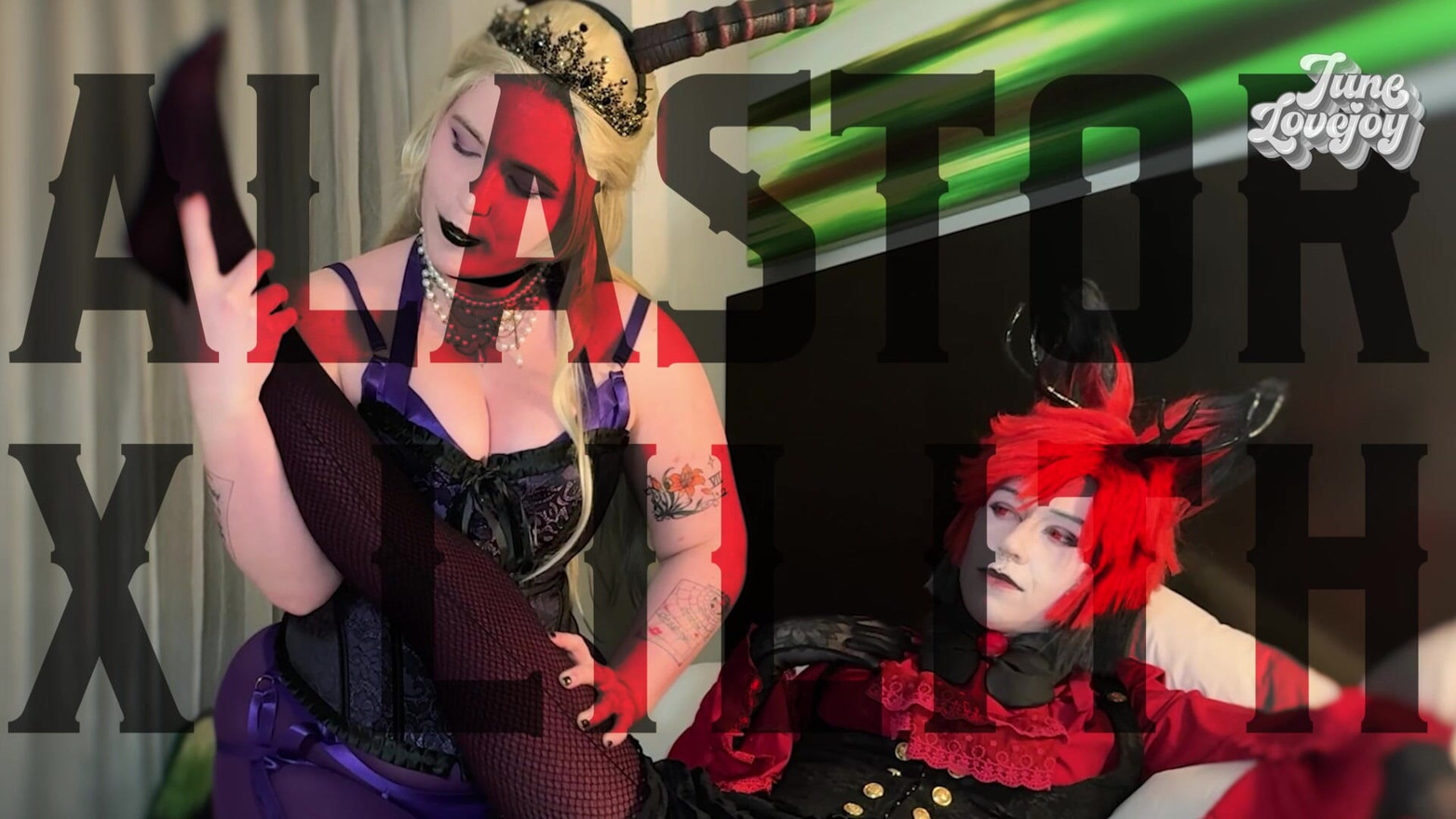 Hazbin Hotel Lilith Morningstar trains her little pet Alastor into submission (full video on fansites)