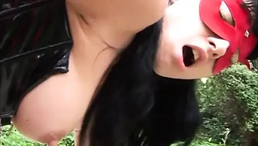 Hard fetish sex outdoor