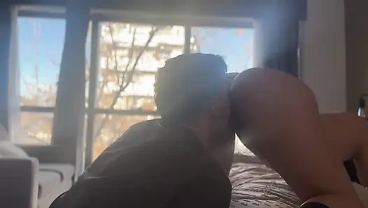 Perfect ass in doggy style they eat my pussy and squirt