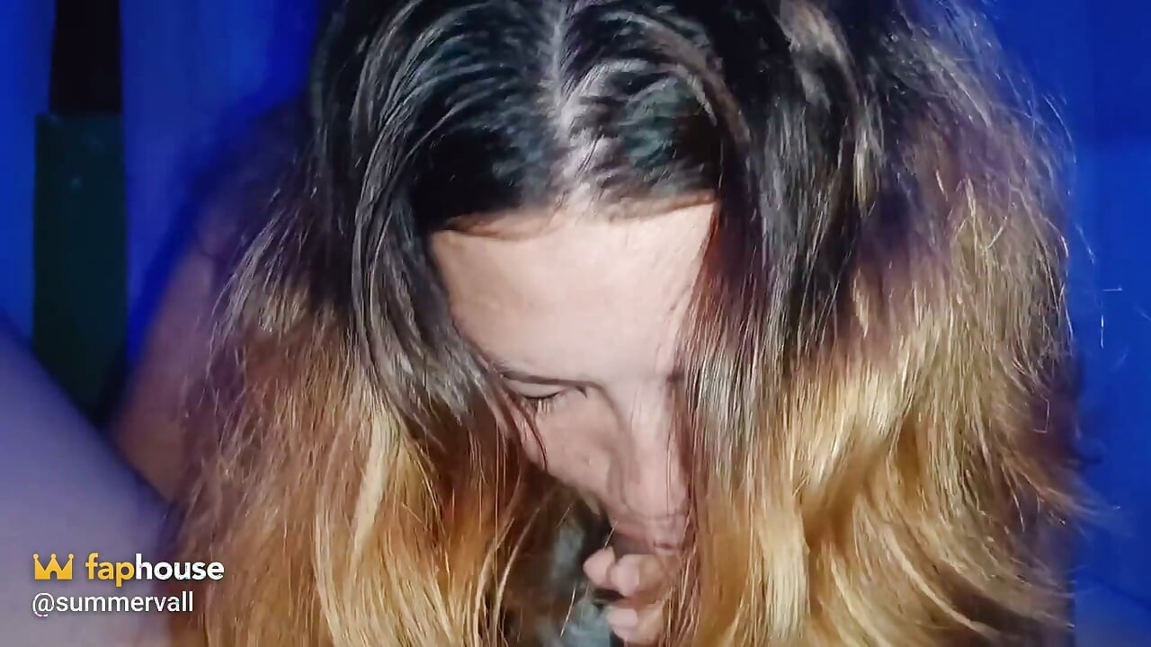 Girl in Lingerie Gets Cum Stuffed in Her Throat