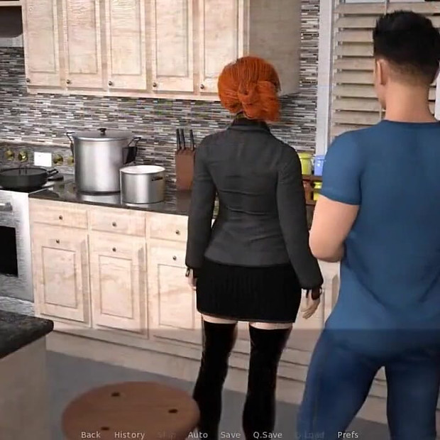 Dusklight manor: bevuta di latte dalla calda MiLF vampire ep 58