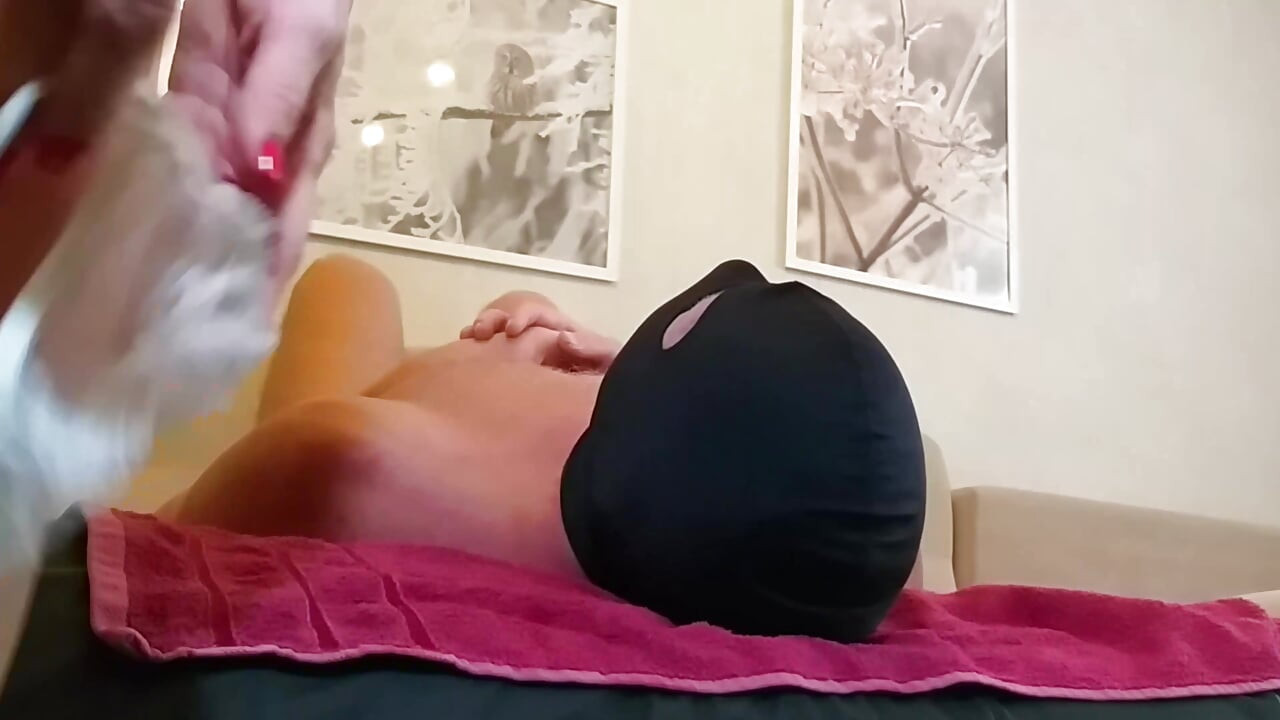 Wife sits on his face and squirts on his face. Femdom Facesitting. Ep 30863