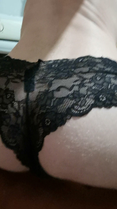 Showing off in my sexy panties for men