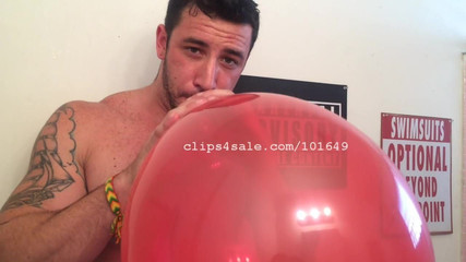 Balloon Fetish - Edward Popping Balloons Video 1