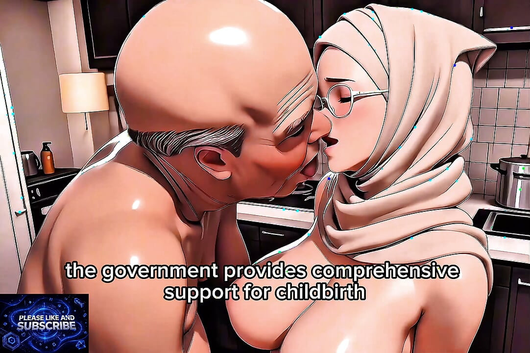 Fată cu hijab face sex cu mulți bărbați ca să rămână însărcinată de mai multe ori - hentai 3d