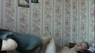 Dona de casa russa com cam
