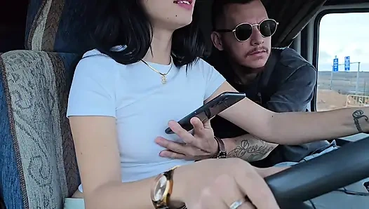 I picked up an UBER Client without a bra