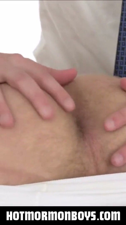 Young Blonde Mormon Boy Pleasured By Twink And Church Daddy | Clip 1