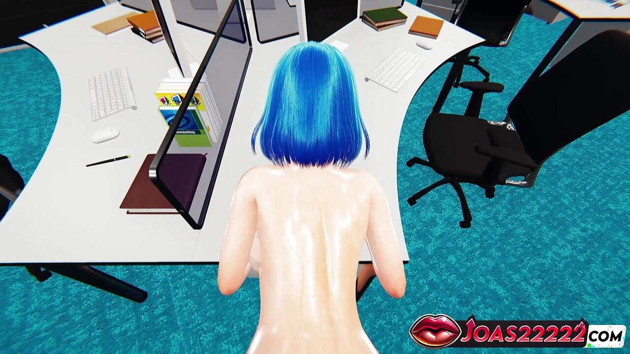 Wet Secretary Elisa in 3D Hentai - Legs-Up POV Missionary Fuck for Her Wet Pussy Plus Desk Doggystyle Ending in Creampie