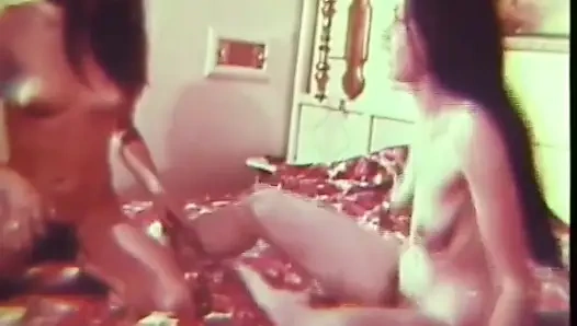 Грязный винтажный тройничок для большого члена