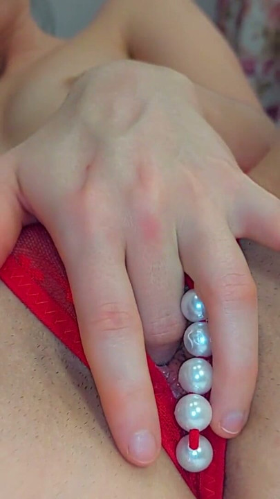 for you I put on sexy panties and masturbated my pussy to orgasm | Clip 1