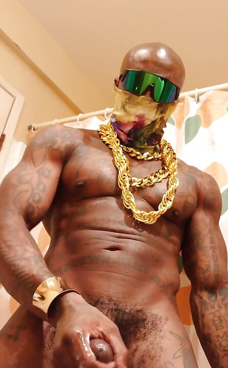 BBC Worship Hallelujah Johnson (I Planned it Out) Tall Dark Chocolate Muscles Tattoos Hairy BBC Hallelujah Johnson Masturbating