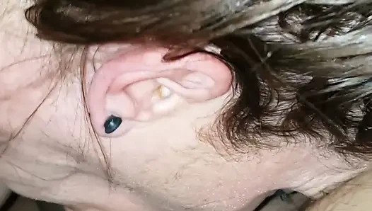 Sexy Slut Gives Sloppy Blowjob