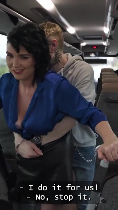 Unforgettable moment from "Sex on the Bus. Hot sex with Federika"