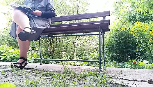 Dogging porn video – Mother in law plays with my hard cock and makes me cum