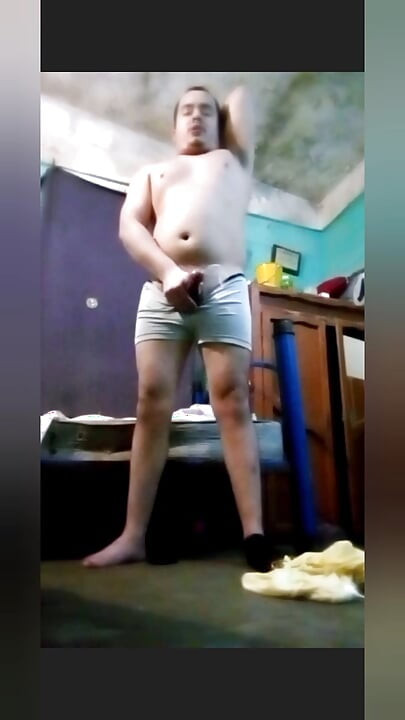 Jesus without a shirt in boxers Pulling the big cumshot 💦