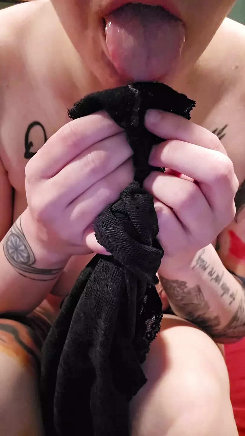 Panty play, orgasming with a toy. Moaning and dirty talking