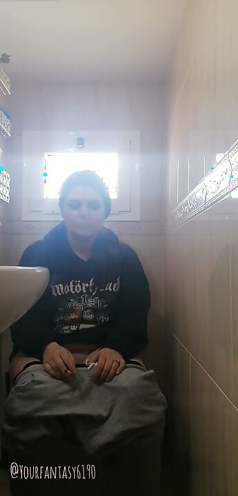 Watcher on Toilet