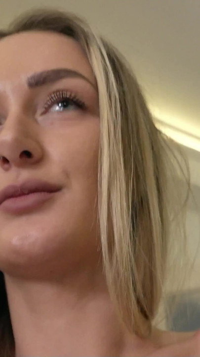 Thrilling moment from "GERMAN SCOUT - SKINNY FIT TEEN ELENA LUX PICKED UP AND FUCKED RAW"