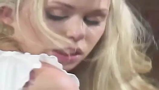 Blonde Babe Stretched Wide by Throbbing Cock in Intense Fuck