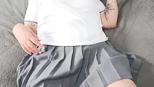 BAREBACK AND WITH MY PANTIES ON MY LEGS I MY COUSIN SCHOOLGIRL+18