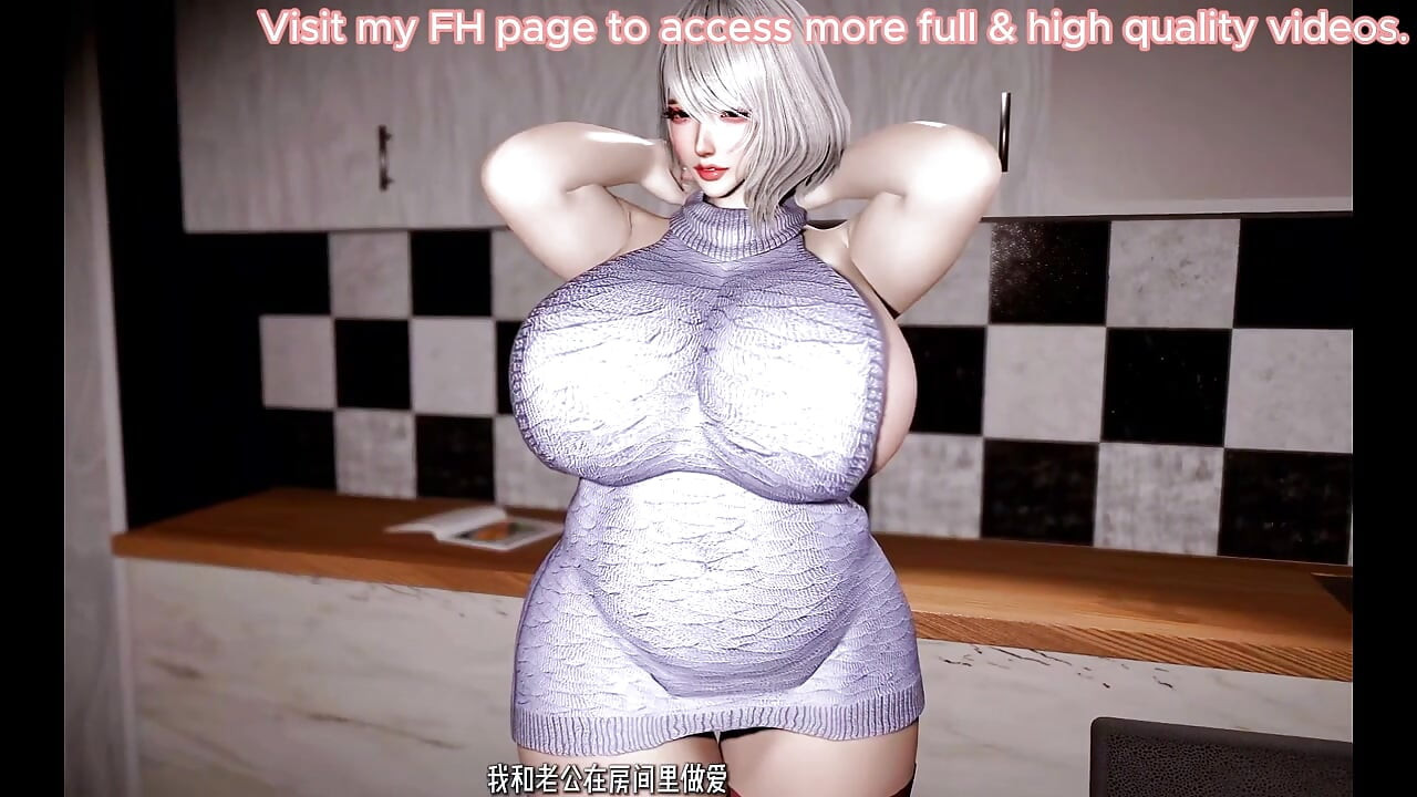 Tombul formda sinir tanrıçası- 3 boyutlu animasyon hentai