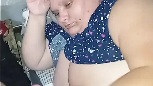Step Mommy Gives Step Son Handjob & Cum on Her Boobs