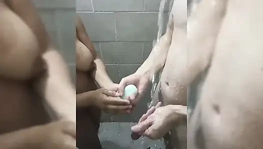 I Go to Bathe with My Stepsister, She Invites Me Only on the Condition That I Don't Put My Cock up Her Ass but Unfortunately I P