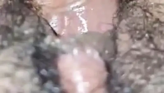 Pussy full of milk is unfaithful to her partner