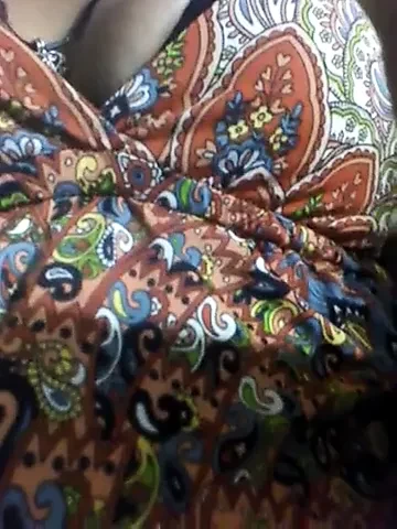 Rubbing her huge black pussy