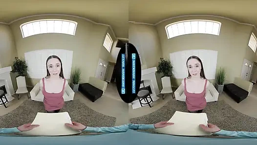 LETHAL HARDCORE VR - You Pound Your Cute Secretary In Her Stockings - Hazel Moore