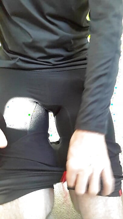 Black Adidas Lycra Play