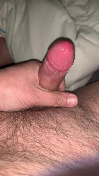 Homemade Wanking my 15cm uncut small cock