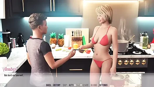 Teen Dylan hot fun with hot milf Amber(Part-1)