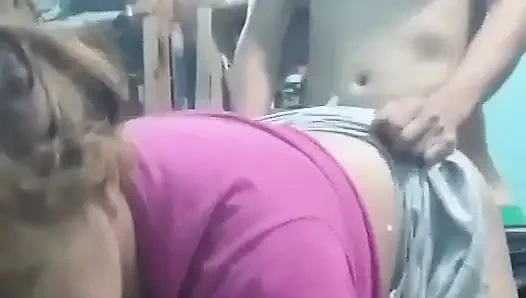 I Suck His Ass, I Fuck Him Doggy Style While I Record with a Cell Phone