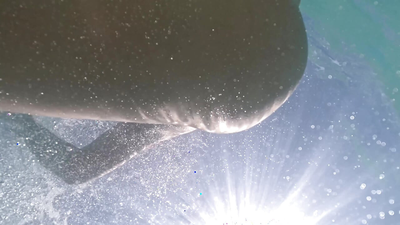 Underwater Pussy Play with a Plug
