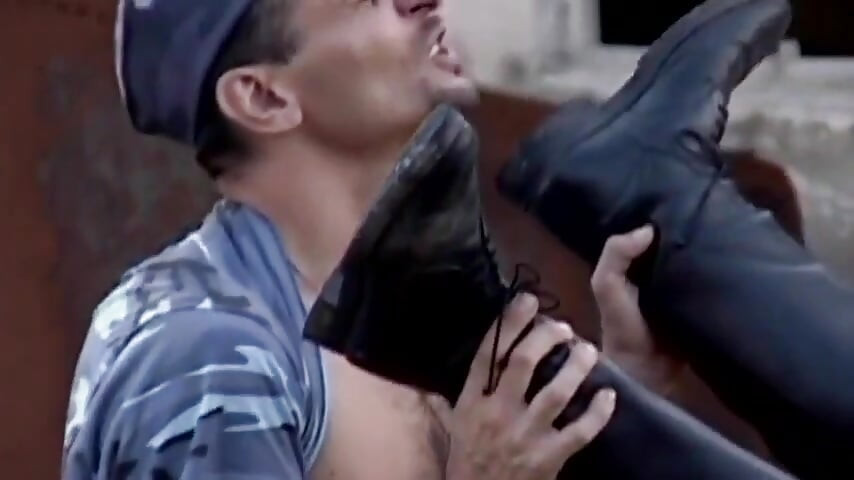 Hung Young Military Jock Gets Ass Fucked by His Muscular Lover and Takes a Huge Cumshot