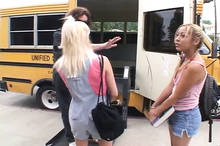 The Bus to school turns into a place of Sin and Orgasm !!!