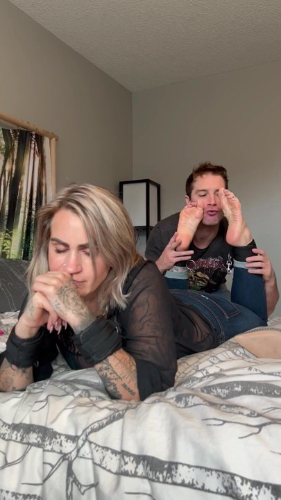 The Hot Wife Next-Door: Captured & Hogtied - Insanely Sexy Feet & Perfect Wrinkled Soles | Clip 3