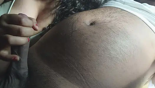 Handjob penis di rumah dengan pacarku angelmona