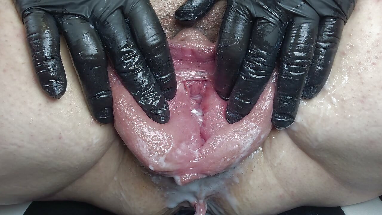 MILF Pumped Big Pussy, Huge Labia - Multiple Creamy Orgasms