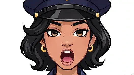 Polisi dengan asisten