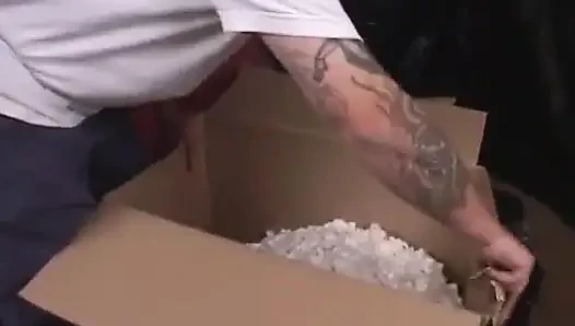 Gloved Anal Fisting to Mouth Tasting Sloppy Mess