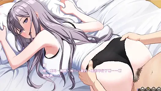 Hentai Game – Happiness Double Room - Elegant Silver Milf Rocks Cowgirl, Moans Hard Doggystyle - Free Mode