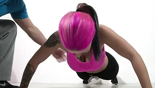 Persönlicher Teen-trainer, Intensiver Trainingsfick