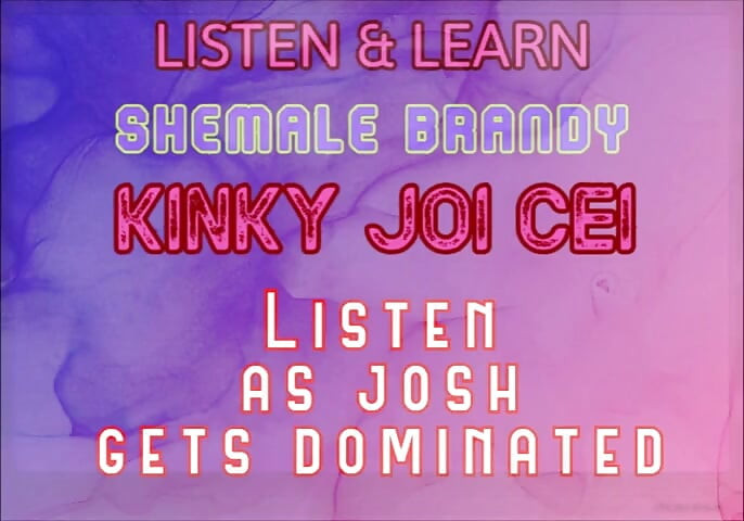 Poslouchej a učí se série perverzní JOI CEI s Josh Voice od Shemale Brandy