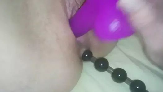 Fucking Mrs B with a toy