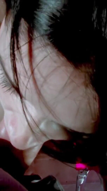 Emotional moment from "Goth girl fucked and ass fucked so hard that she squirts"